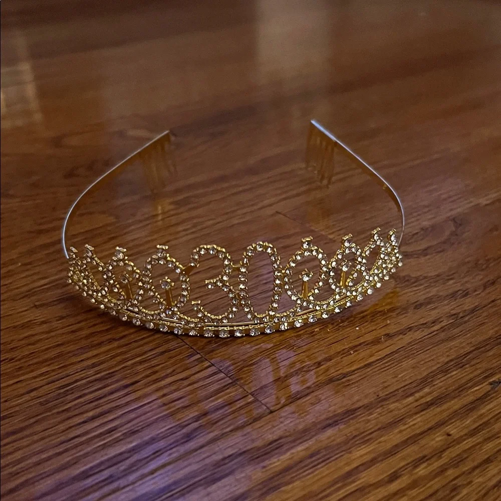 Gold 30th Birthday Sash & Crown